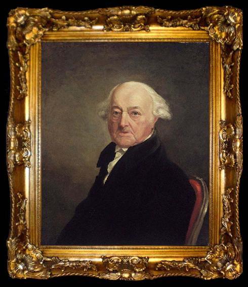framed  Samuel Finley Breese Morse Portrait of John Adams, ta009-2